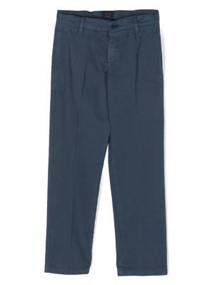 Fay Kids pantalon chino en coton à coupe slim - Bleu