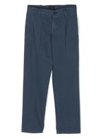 Fay Kids pantalon chino en coton à coupe slim - Bleu