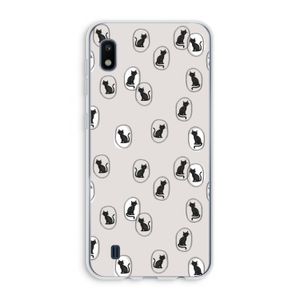 Miauw: Samsung Galaxy A10 Transparant Hoesje