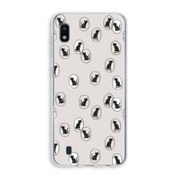 Miauw: Samsung Galaxy A10 Transparant Hoesje