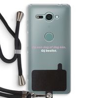 gij beslist: Sony Xperia XZ2 Compact Transparant Hoesje met koord