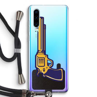 Pew Pew Pew: Huawei P30 Transparant Hoesje met koord