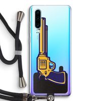 Pew Pew Pew: Huawei P30 Transparant Hoesje met koord