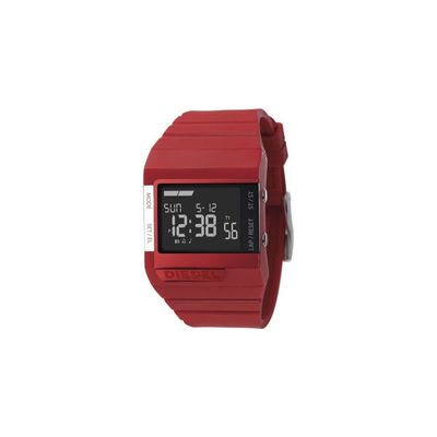 Horlogeband Diesel DZ7132 Silicoon Rood 23mm