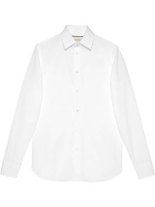 Gucci chemise à boutonnière - Blanc