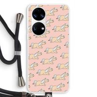 Ponys: Huawei P50 Transparant Hoesje met koord