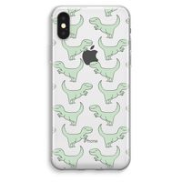 Dinos: iPhone XS Max Transparant Hoesje