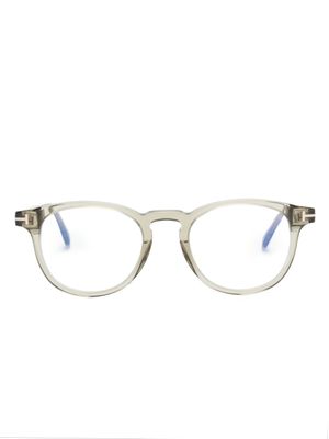 TOM FORD Eyewear lunettes de vue à monture pantos - Tons neutres