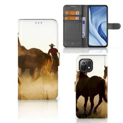 Xiaomi 11 Lite 5G NE | Mi 11 Lite | Telefoonhoesje | Met pasjeshouder | Design Cowboy