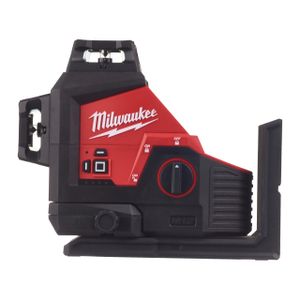 Milwaukee M12 3PL-0C | M12 driedimensionale laser met 3 groene 360° laser cirkels - 4933478103 - 4933478103