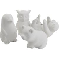 Creativ Company Spaarpotten, dieren, afm 8,5-11 cm, inhoud kan variëren , 4x6 stuk/ 1 doos