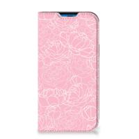 iPhone 14 Pro Smart Cover White Flowers