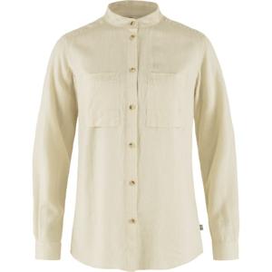 Fjallraven Övik Hemp LS Shirt Dames Chalk White M