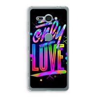Only Love: Sony Xperia XZ2 Compact Transparant Hoesje Only Love: Sony Xperia XZ2 Compact Transparant Hoesje