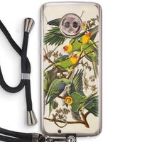 Carolinaparkiet: Motorola Moto G6 Transparant Hoesje met koord