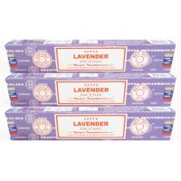 3x Nag Champa wierook Lavendel 15 gram