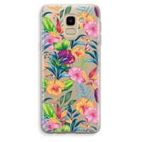 Tropisch 2: Samsung Galaxy J6 (2018) Transparant Hoesje