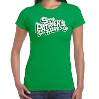 Groen St. Patricks day t-shirt dames - thumbnail