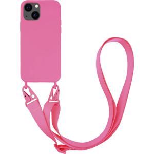 Vivanco Necklace Smartphone ketting Apple iPhone 13 Pink Inductieve lading, Stootbestendig