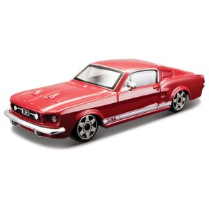 Modelauto Ford Mustang GT 1964 rood 10 cm 1:43   -