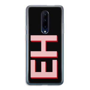 Monogram: OnePlus 7 Pro Transparant Hoesje