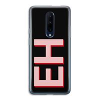 Monogram: OnePlus 7 Pro Transparant Hoesje Monogram: OnePlus 7 Pro Transparant Hoesje