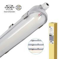LED's Light pro Koppelbaar CCT/Power select TL armatuur met Strip - 180lm/w 39W 150cm 7020lm 3000K/4000K/6500K - IP65 IK08