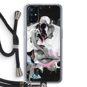 Camouflage de sommeil: OnePlus Nord N10 5G Transparant Hoesje met koord