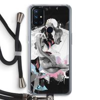 Camouflage de sommeil: OnePlus Nord N10 5G Transparant Hoesje met koord