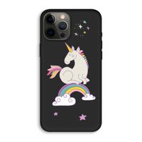 Regenboog eenhoorn: iPhone 12 Pro Max Biologisch afbreekbaar hoesje