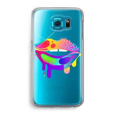 Lip Palette: Samsung Galaxy S6 Transparant Hoesje
