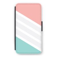 Strepen pastel: iPhone 11 Flip Hoesje