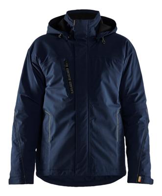 Blåkläder 4484 winterjas 4-weg stretch - blauw/zwart maat L