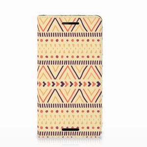 Nokia 2.1 2018 Hoesje met Magneet Aztec Yellow