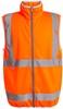 Ragetta RG257 Pro Hi-Vis Full Zip Gilet - Orange - XL