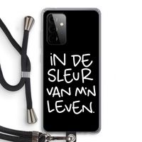 De Sleur: Samsung Galaxy A72 5G Transparant Hoesje met koord
