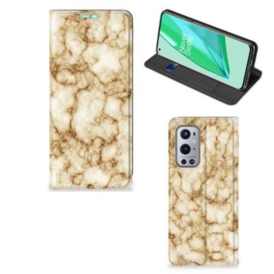 OnePlus 9 Pro | Standcase | Marmer Goud