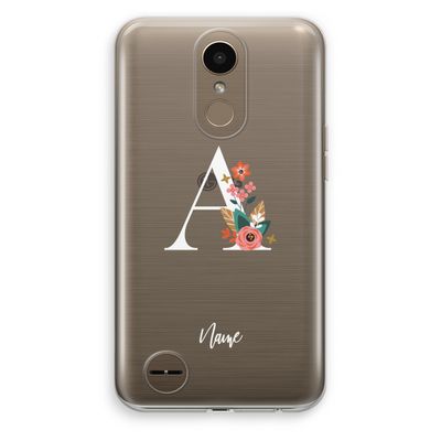 Pink Bouquet: LG K10 (2017) Transparant Hoesje