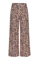 Lexie block trousers - latte/dark blue - 13507