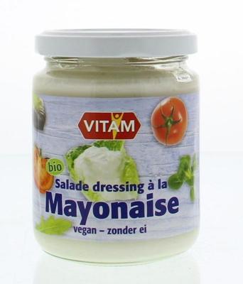 Vitam Salade dressing a la mayonaise zonder ei bio 225 Milliliter Vitam Salade dressing a la mayonaise zonder ei bio 225 Milliliter