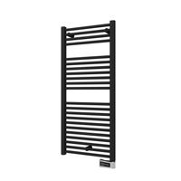 Designradiator Elektrisch BWS Palian-EL 111,1x50 cm 500 Watt Donkergrijs Structuur