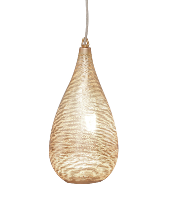 Hanglamp Filigrain Druppel Goud Ø 20 cm