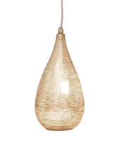 Hanglamp Filigrain Druppel Goud Ø 20 cm