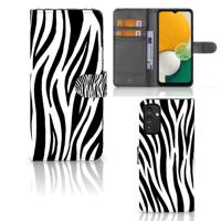 Samsung Galaxy A14 4G | Telefoonhoesje | Met pasjeshouder | Zebra Samsung Galaxy A14 4G | Telefoonhoesje | Met pasjeshouder | Zebra