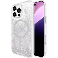 Case-Mate Waterfall Backcover Apple iPhone 16 Pro Max Zilver (stereffect) Inductieve lading, MagSafe compatible
