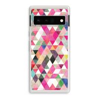 Gekleurde driehoekjes: Google Pixel 6 Pro Transparant Hoesje