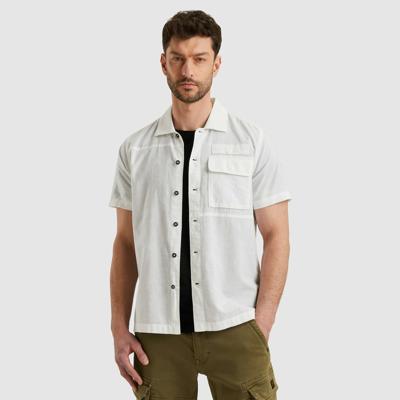 Pme Legend Psis2505230 Ctn/linen Cargo Freedom Overhemd 7003 Bright White