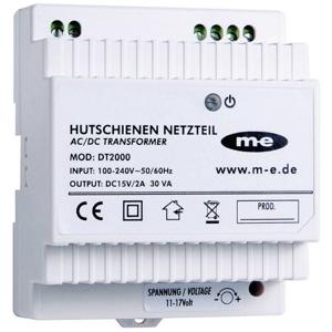 m-e modern-electronics DT 2000 DIN-rail netvoeding voor Deurintercom Wit