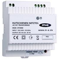 m-e modern-electronics DT 2000 DIN-rail netvoeding voor Deurintercom Wit - thumbnail