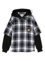 Moschino Kids chemise à patch Teddy Bear - Noir